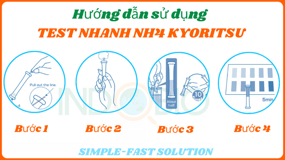 Cách test amoni với bộ test WAK-NH4